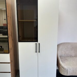 Portable double door wardrobe