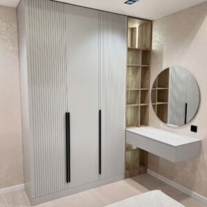 Wardrobe and dresser set