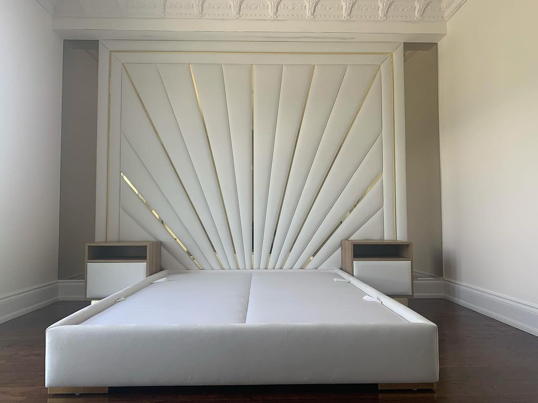 Padded bedframe MIT 00301