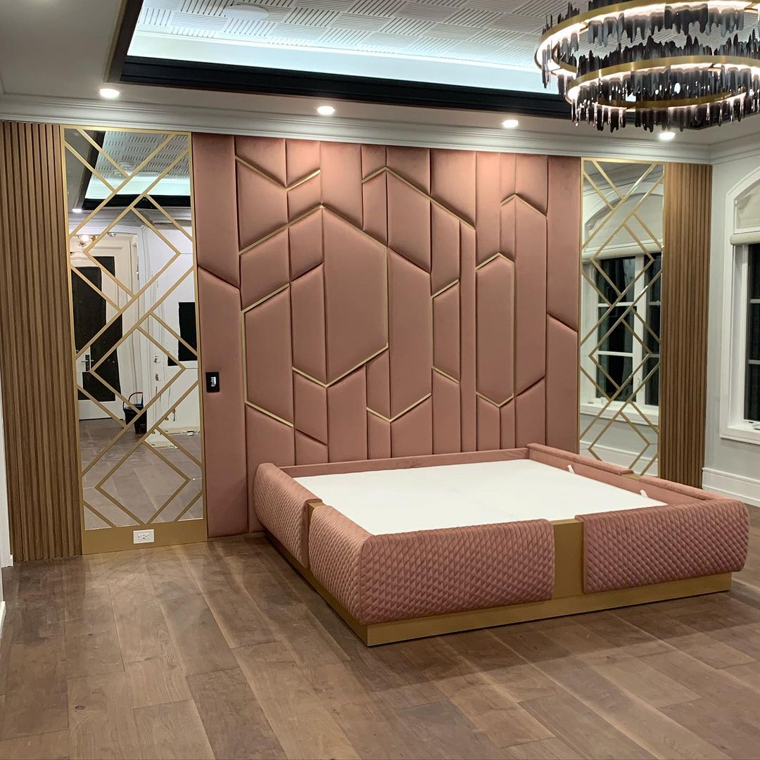 Tricia padded bedframe