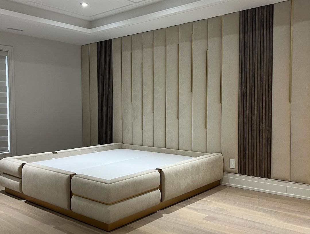 Padded bedframe MIT 00306