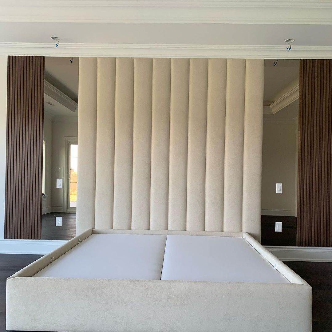 Jezlines padded bedframe