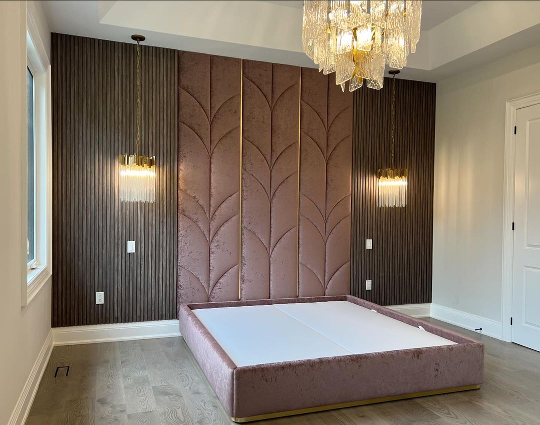 The Maple padded bedframe