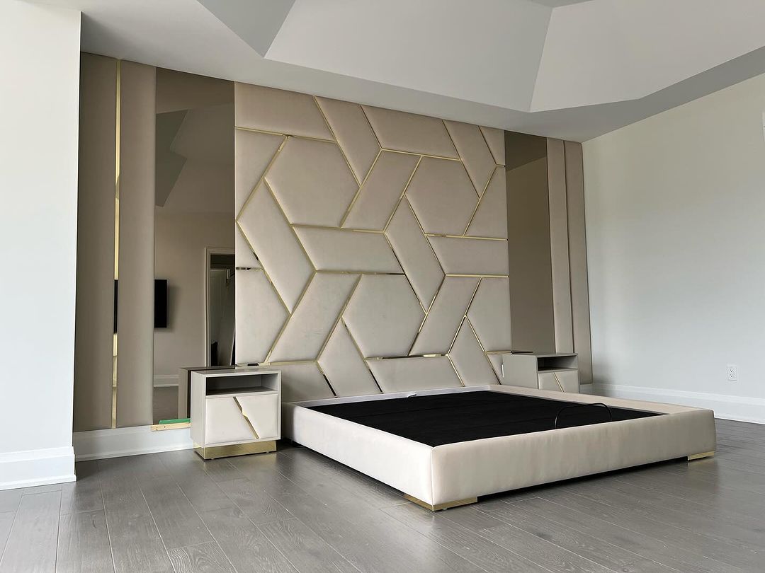 Apex padded bedframe