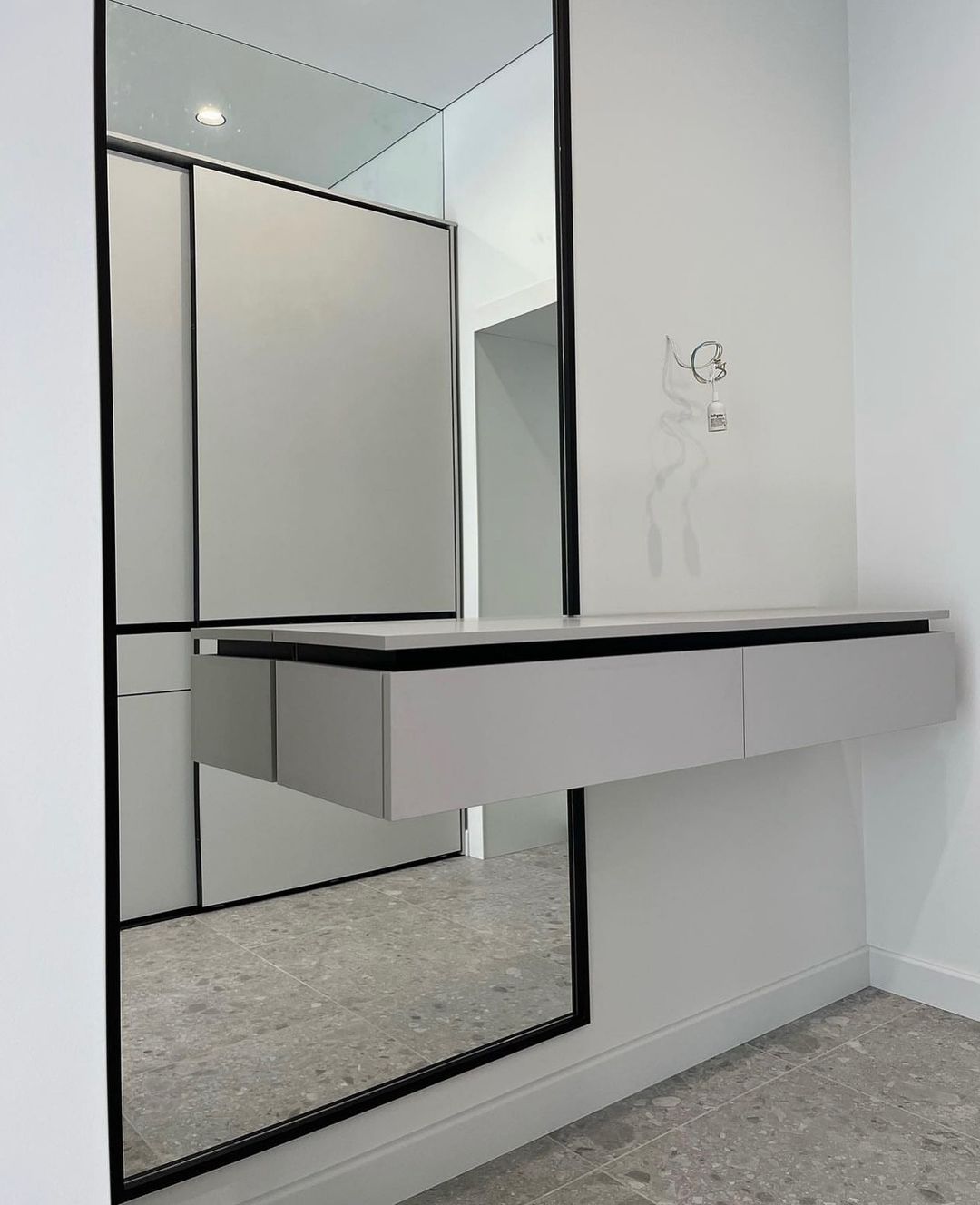 Sleek hallway dresser